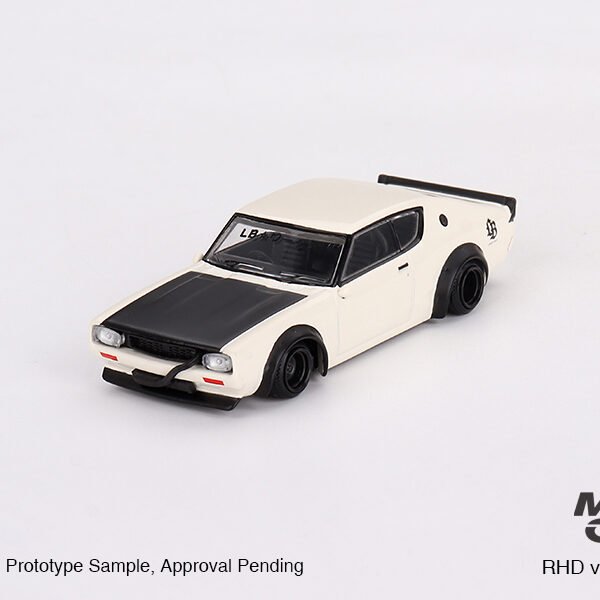 Mini GT Nissan Skyline Kenmeri Liberty Walk White