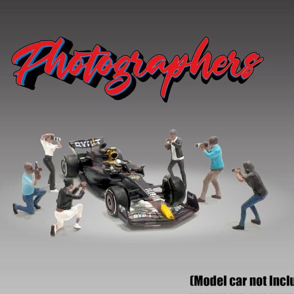 American Diorama 1:64 Figures Photographers Set - Mijo Exclusives