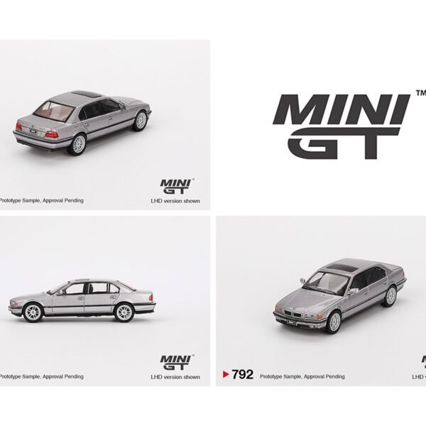 (Preorder) Mini GT 1:64 BMW 750IL - Aspen Silver Metallic - Mijo Exclusives
