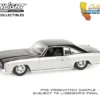 Greenlight Collectibles 1972 Chevrolet Monte Carlo Silver and Black California Lowriders Series 5