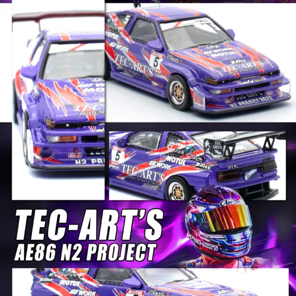 INNO64 1:64 Toyota Sprinter Trueno (AE86) N2 Project by Tec-Art