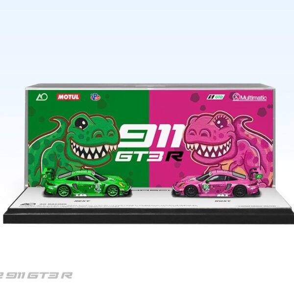 (Pre-Order) Star Race AO Racing Porsche 911 GT3, Rexy and Roxy in display case