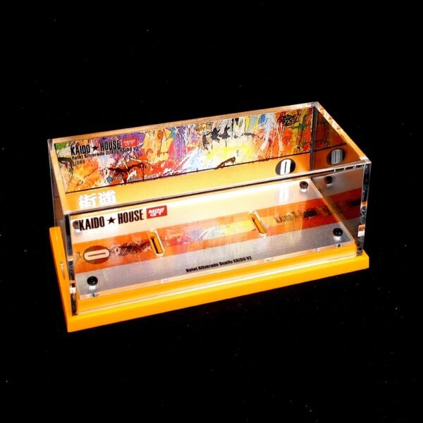 (Pre-order) Acrylic Display for Kaido House for Orange Silverado Dually, 090