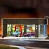 (Pre-order) Garage Display with Voice Activated Lights and Garage Door, Style B