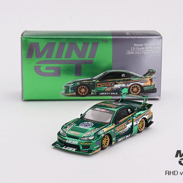Mini GT 1:64 Nissan LB-Super Silhouette S15 SILVIA LBWK 2024 Fausto Racing