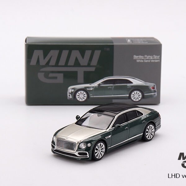 Mini GT 1:64 Bentley Flying Spur White Sand Verdant