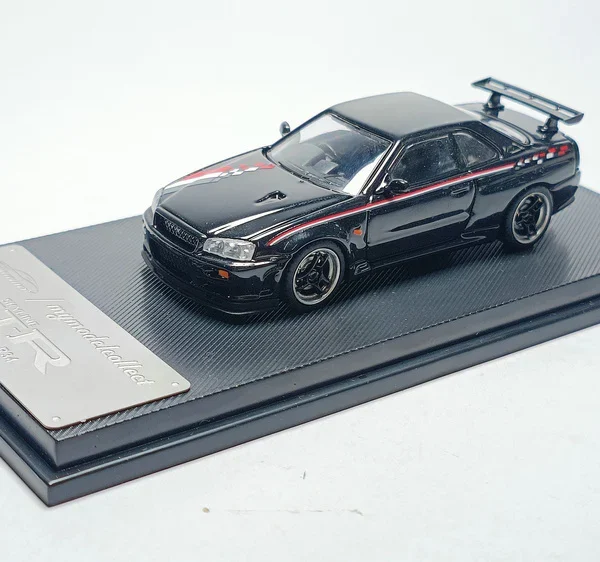 Model Collect MC 1:64 Nissan Skyline GT-R R34 V-SPEC NISMO, Black