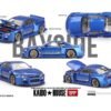 Kaido House x Mini GT 1:64 Nissan Skyline GT-R (R34) Kaido Works (V2 Aero) SHINJUKU V2- Blue