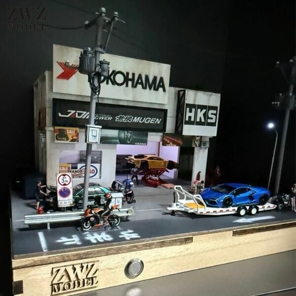 (Pre-Order) Japanese Repair Shop Diorama with Accessories