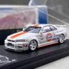 Fuji 1:64 Gulf Skyline GTR R34 Z-Tune Sports, White