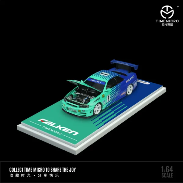 TimeMicro 1:64 Falken Nissan GTR34