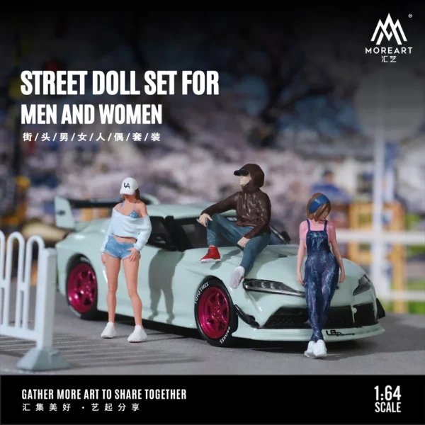 MoreArt 1:64 STREET DOLL SET