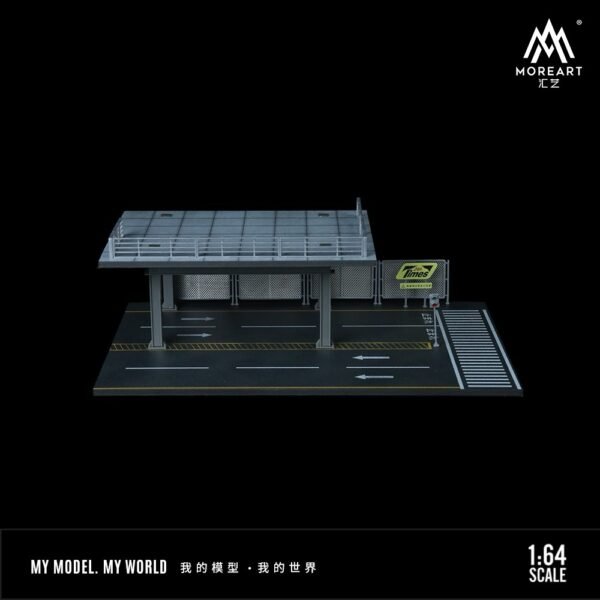 MoreArt 1:64 Steel Structure Platform Parking Scene, Version A