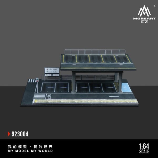 MoreArt 1:64 Steel Structure Platform Parking Scene, Version C
