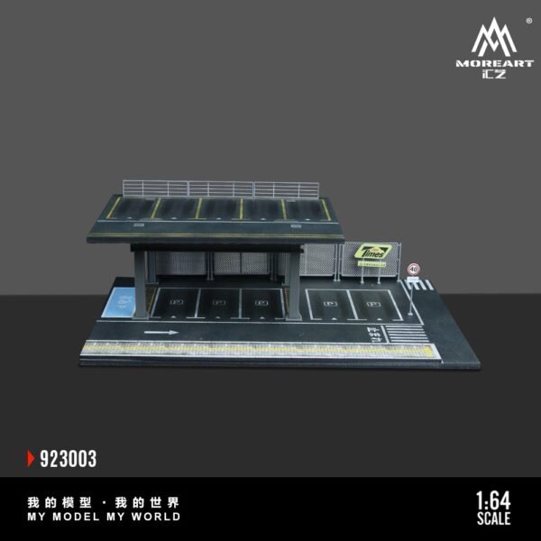 MoreArt 1:64 Steel Structure Platform Parking Scene, Version D