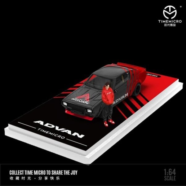 Time Micro 1:64 Nissan KPGC110, Advan w/figure