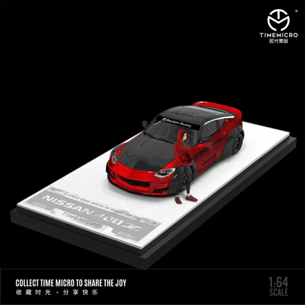 Time Micro 1:64 Nissan 400Z Metallic Red