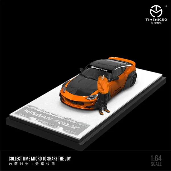 Time Micro 1:64 Nissan 400Z Metallic Orange