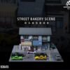 MoreArt 1:64 Street Bakery  Diorama