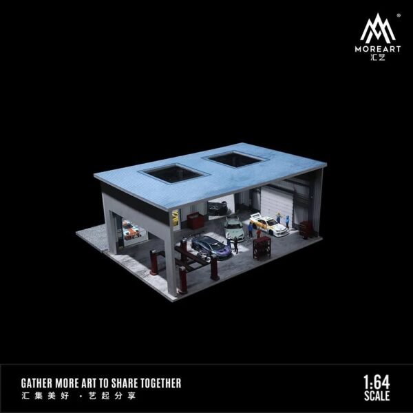 MoreArt 1:64 Factory Building Diorama