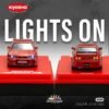 KYOSHO 1:64 NISSAN NISMO 400R TOKYO AUTO SALON KL EDITION IN RED WITH MOTN LED BASE.