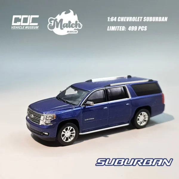 GOC X Auld Match 1:64 CHEVROLET SUBURBAN 2015, Blue