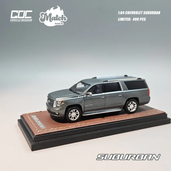 GOC X Auld Match 1:64 CHEVROLET SUBURBAN 2015, Gray