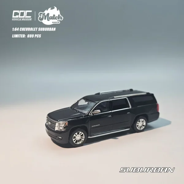 GOC X Auld Match 1:64 CHEVROLET SUBURBAN 2015, Black
