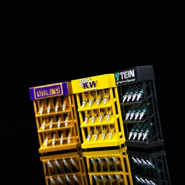 3D Printed Shocks Displays Diorama Accessory 1:64. Set of 3.
