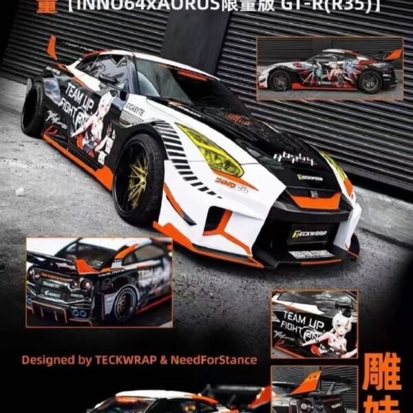(Pre-Order) INNO64 x Aorus Nissan GT-RR35 Liberty Walk Blibli Anime Show Exclusive