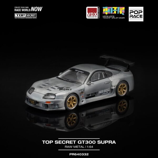 (Pre-Order) PopRace 1:64 Hong Kong Toycar Salon Exclusive Top Secret Supra