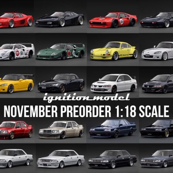 Pre-Order for Ignition Model 1:18 Resin Models. $300 each.  Closes November 23rd.  PLEASE READ DETAILS!