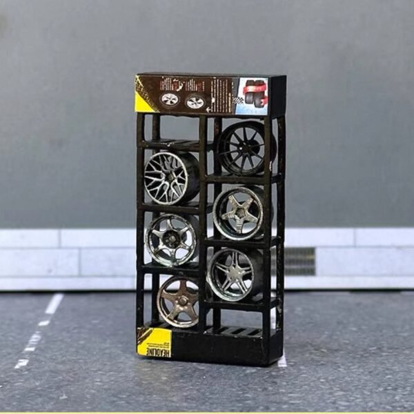 3D Printed Wheels Display Diorama Accessory 1:64