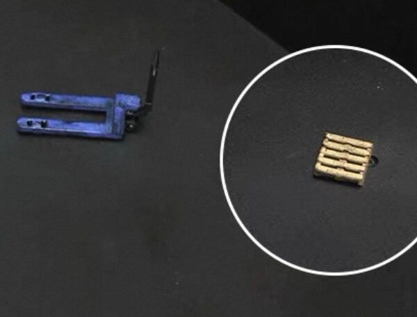 3D Printed Pallet Jack Diorama Accessory 1:64, Blue
