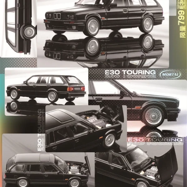 Mortal 1:64 BMW E30, Black