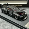 Street Weapon 1:64 Black Carbon Skyline GTR ER34 LBWK #8