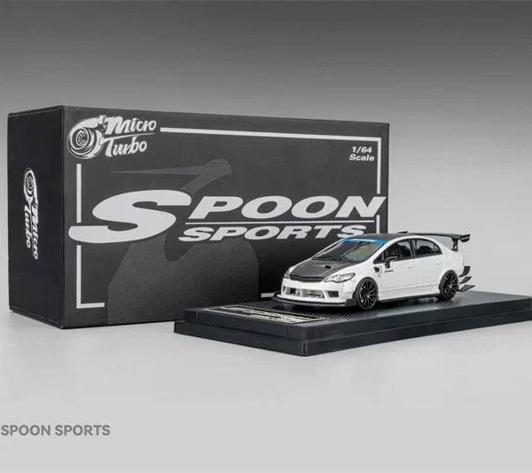 Micro Turbo 1:64 Fd2 Spoon Metallic White