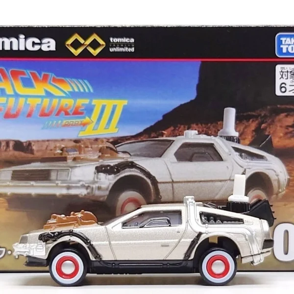 Tomica Premium Unlimited 1:64 Back to the Future Time Machine DeLorean #02
