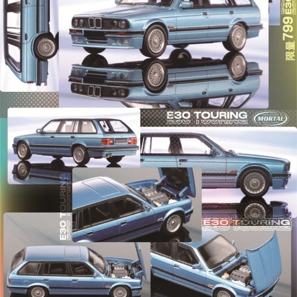 Mortal 1:64 BMW E30, Blue
