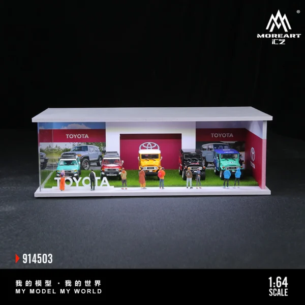 MoreArt 1:64 Toyota Showroom Scene