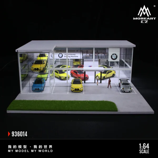 MoreArt 1:64 Two Level BMW Showroom Diorama