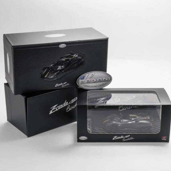(Pre-Order) LCD 1:64 Pagani Zonda HP Barchett, Carbon Fiber Black. Foshan APAxpo2025 Exclusive.