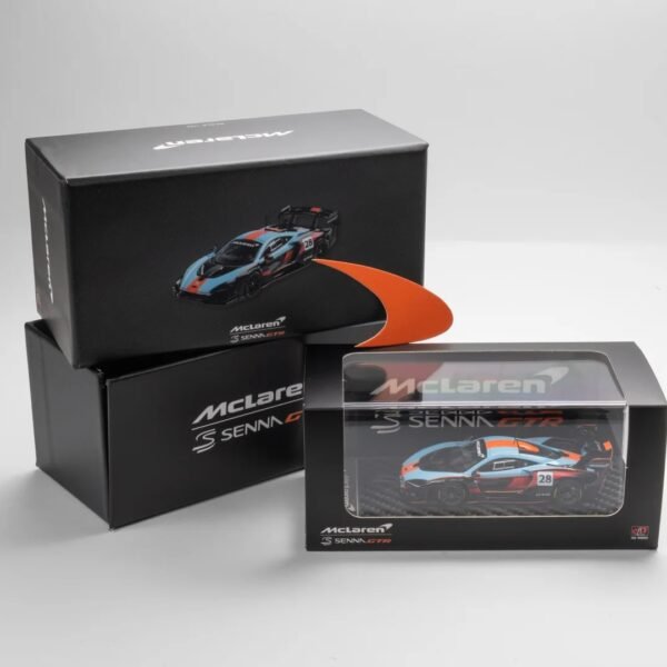 (Pre-order) LCD 1:64 McLaren Senna GT, Gulf. Foshan APAxpo 2025 Exclusive