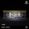 MoreArt 1:64 Shell Gas Station Scene