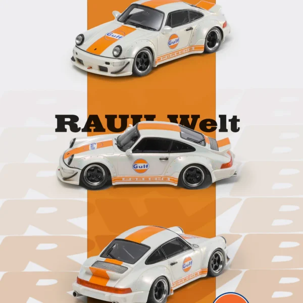 Fast Speed 1:64 Porsche Rauh-Welt RWB964 Wide-Body Modified, Gulf Livery