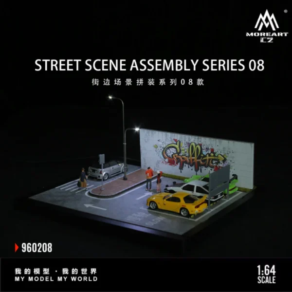 MoreArt 1:64 Street Scene Diorama, Series 08