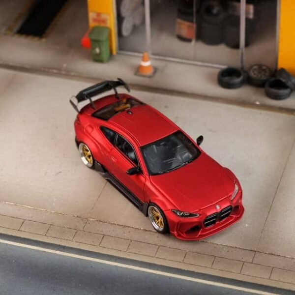 SW 1:64 BMW M4 G82 ADRO WIDE BODY KIT - Matte Red