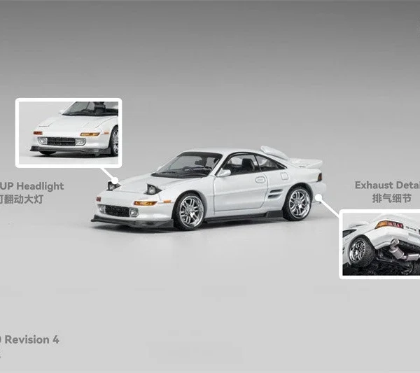 Micro Turbo 1:64 MR-2 SW20 REVISION 4 Ver.2 Metallic white
