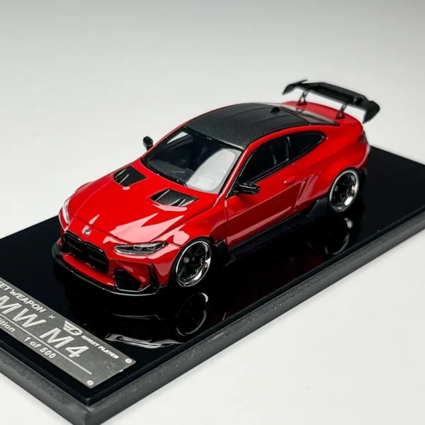 SW 1:64 BMW M4 G82 ADRO WIDE BODY KIT - Apple Red