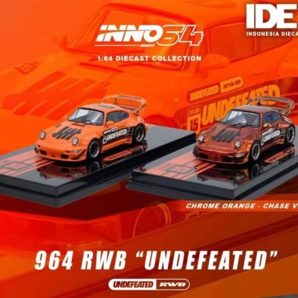 (Pre-Order) Inno64 RWB Undefeated. Set of 2. Green and Orange. Indonesia Diecast Expo Exclusive
